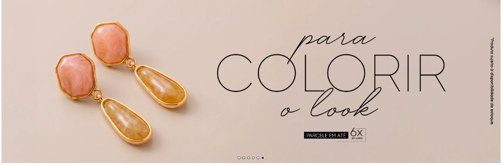 Brincos para colorir o look